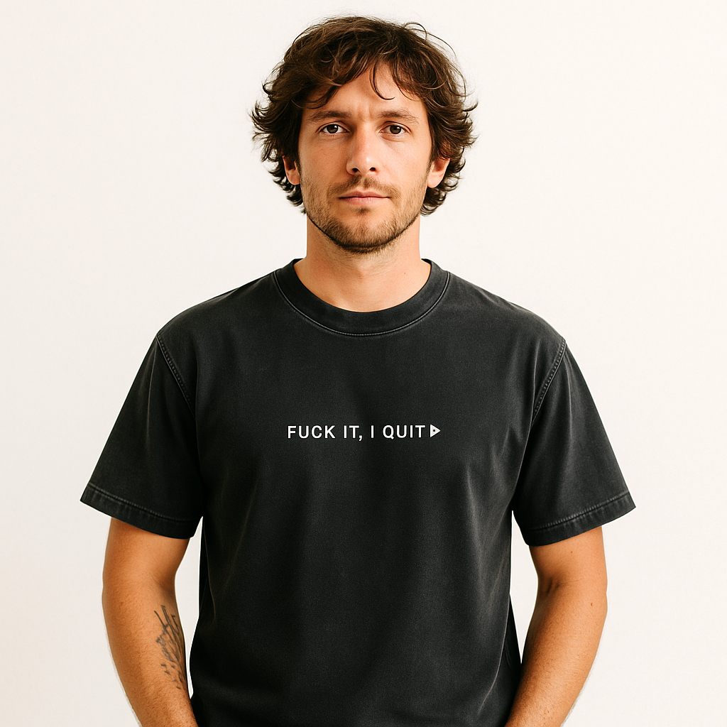 Heavyweight Vintage Washed Retire T-Shirt